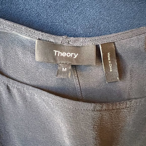 Theory Vanissa Summer Silk Tank Top Slip - Picture 4 of 5